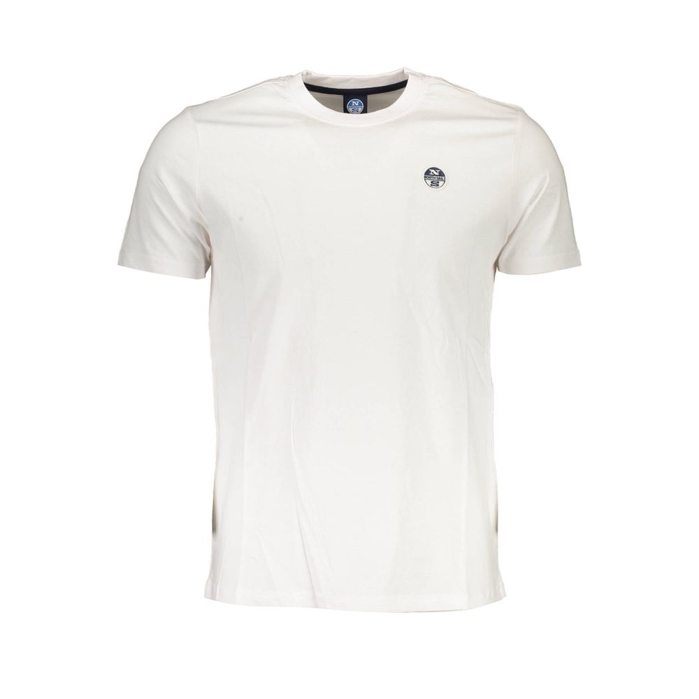 White Cotton Men T-Shirt - SEHABRANDS