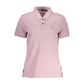 Pink Cotton Women Polo Shirt - SEHABRANDS