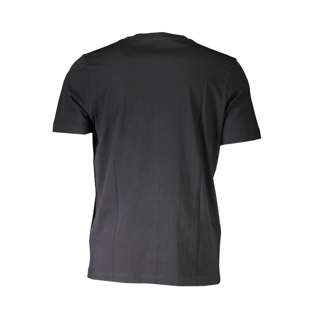 Black Cotton Men T-Shirt - SEHABRANDS