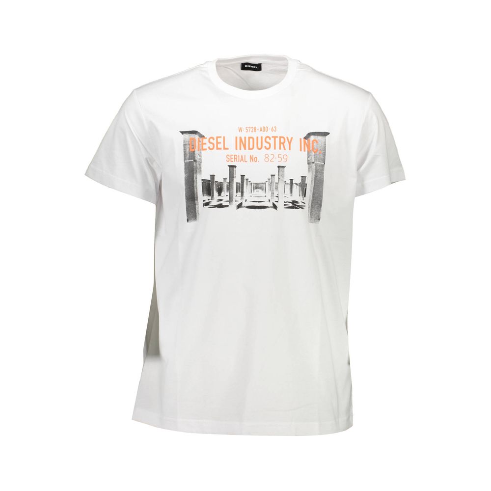 White Cotton Men T-Shirt - SEHABRANDS