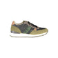 Green Polyester Men Sneaker - SEHABRANDS