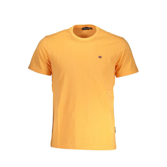 Orange Cotton Men T-Shirt - SEHABRANDS