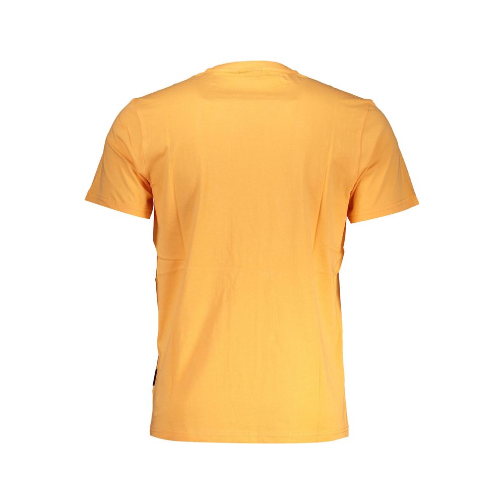 Orange Cotton Men T-Shirt - SEHABRANDS