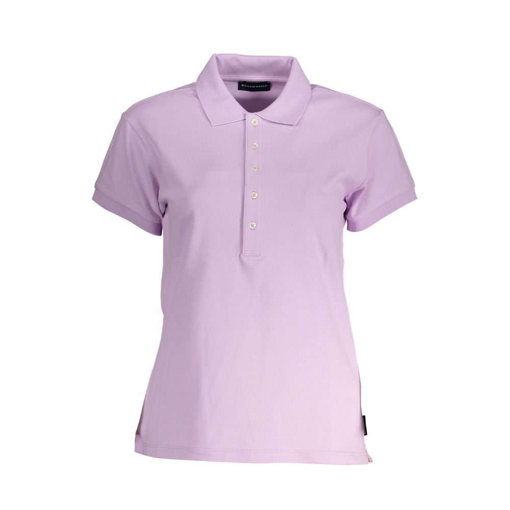 Pink Cotton Women Polo Shirt - SEHABRANDS