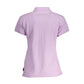 Pink Cotton Women Polo Shirt - SEHABRANDS