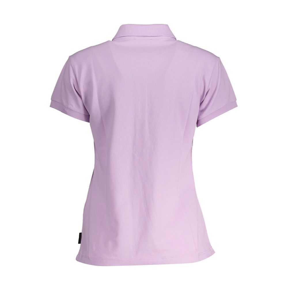 Pink Cotton Women Polo Shirt - SEHABRANDS