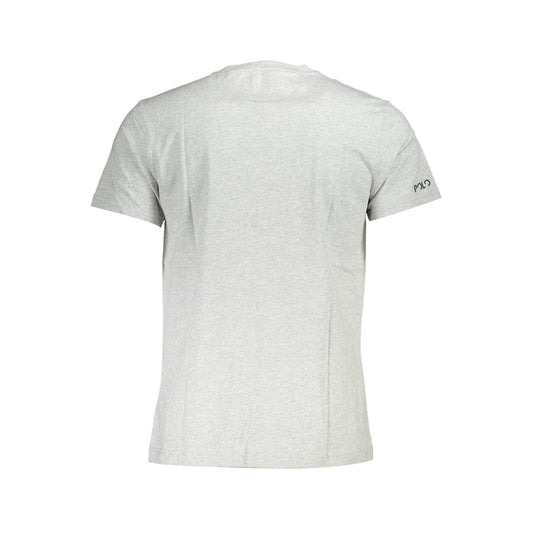 Gray Cotton Men T-Shirt - SEHABRANDS