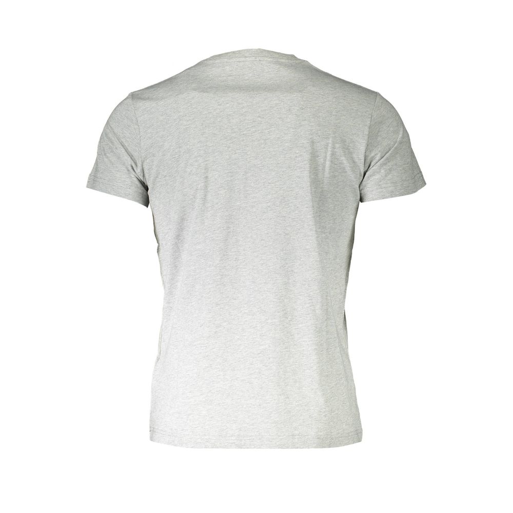 Gray Cotton Men T-Shirt - SEHABRANDS