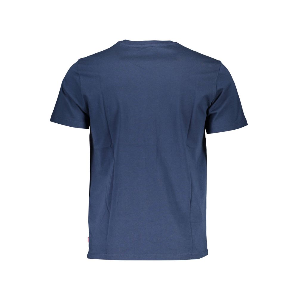 Blue Cotton Men T-Shirt - SEHABRANDS