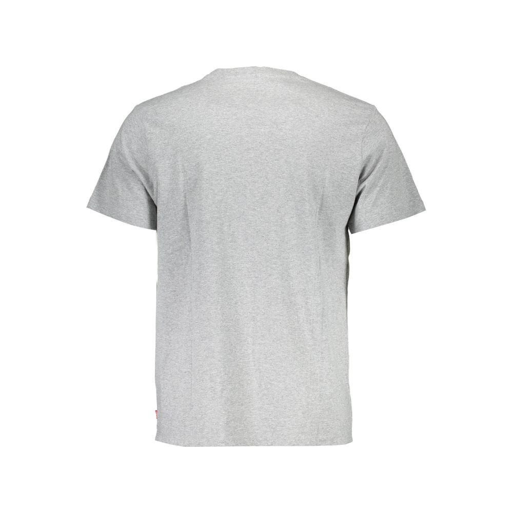 Gray Cotton Men T-Shirt - SEHABRANDS