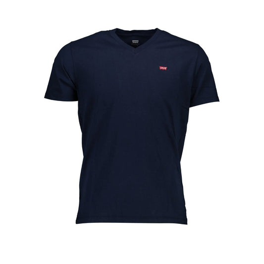 Blue Cotton Men T-Shirt - SEHABRANDS