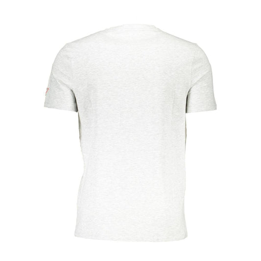 Gray Cotton Men T-Shirt - SEHABRANDS