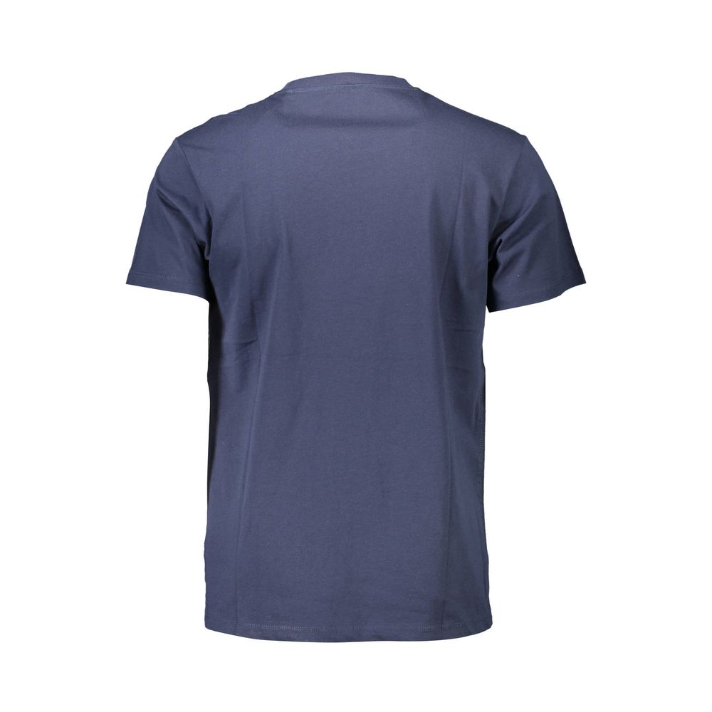 Blue Cotton Men T-Shirt - SEHABRANDS