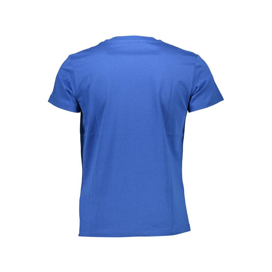 Blue Cotton Men T-Shirt - SEHABRANDS