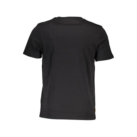 Black Cotton Men T-Shirt - SEHABRANDS