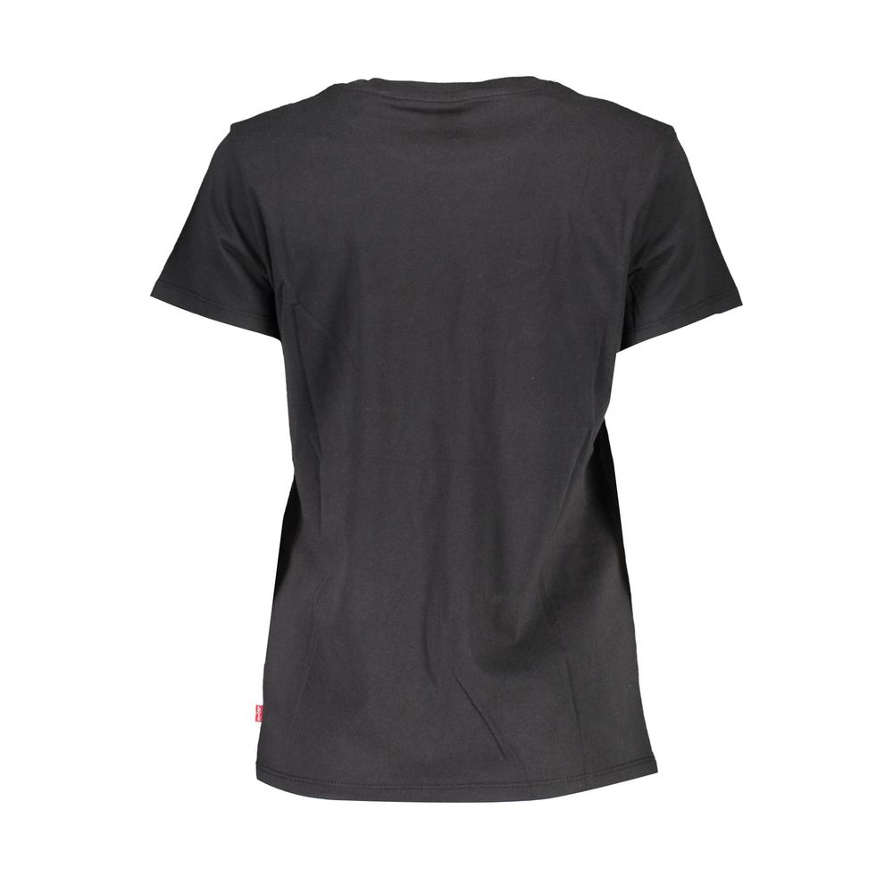 Black Cotton Tops & T-Shirt - SEHABRANDS