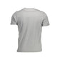 Gray Cotton Men T-Shirt - SEHABRANDS