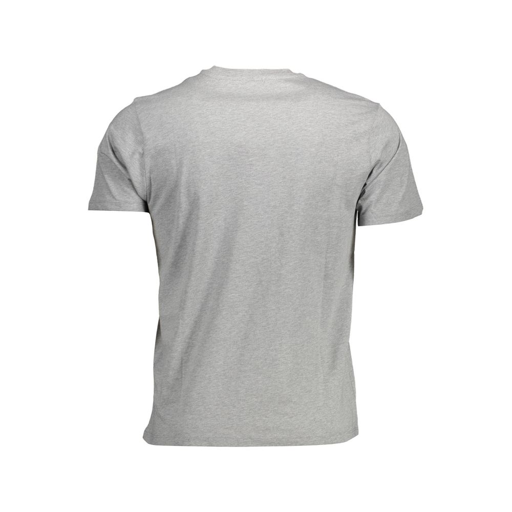 Gray Cotton Men T-Shirt - SEHABRANDS