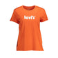 Orange Cotton Women T-Shirt - SEHABRANDS