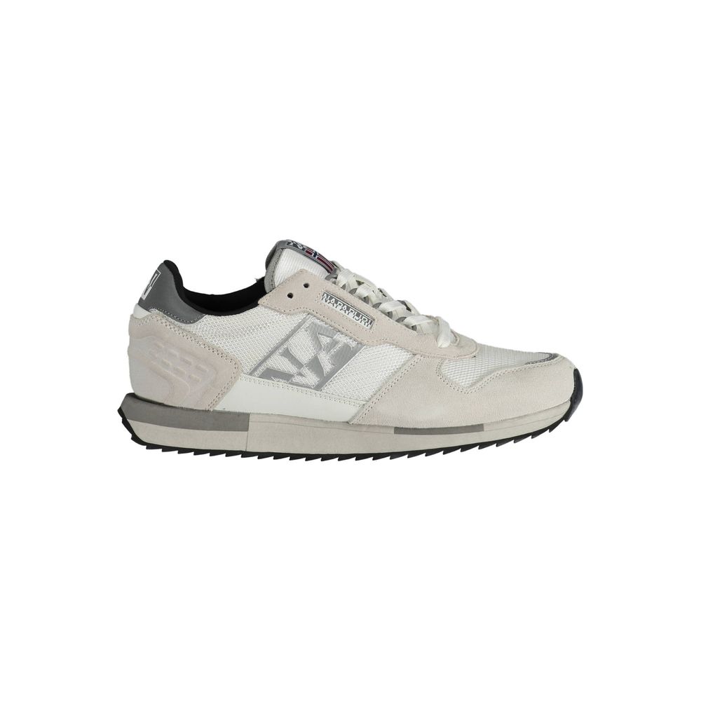 White Leather Men Sneaker - SEHABRANDS