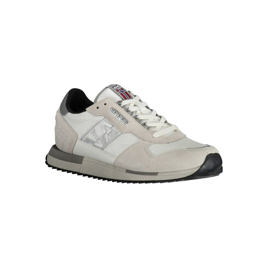 White Leather Men Sneaker - SEHABRANDS