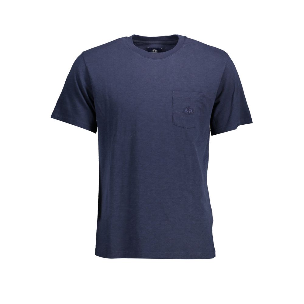 Blue Cotton Men T-Shirt - SEHABRANDS