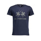 Blue Cotton Men T-Shirt - SEHABRANDS