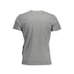 Gray Cotton Men T-Shirt - SEHABRANDS