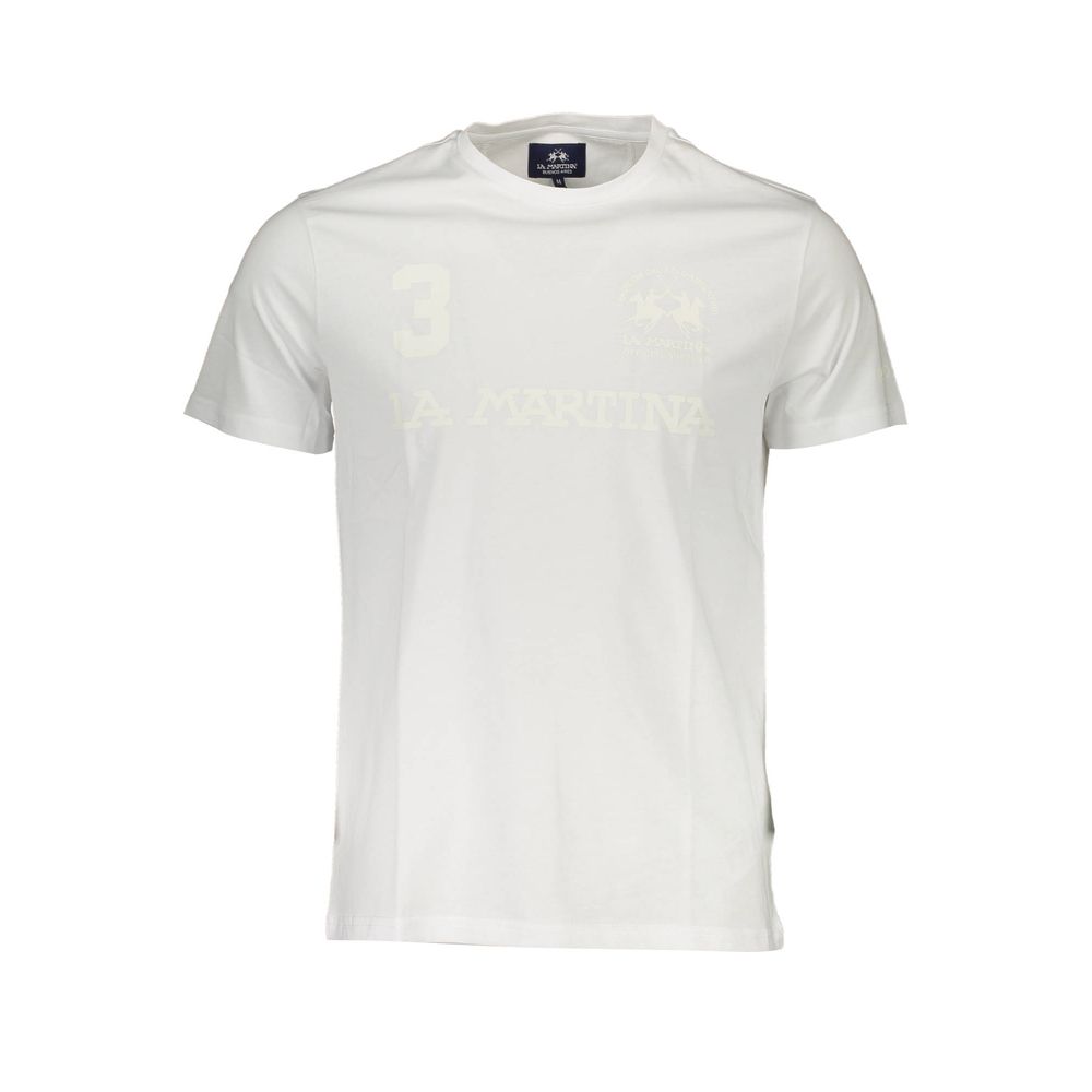 White Cotton Men T-Shirt - SEHABRANDS