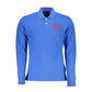 Blue Cotton Men Polo Shirt - SEHABRANDS