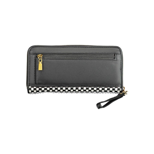 Black Polyethylene Women Wallet - SEHABRANDS