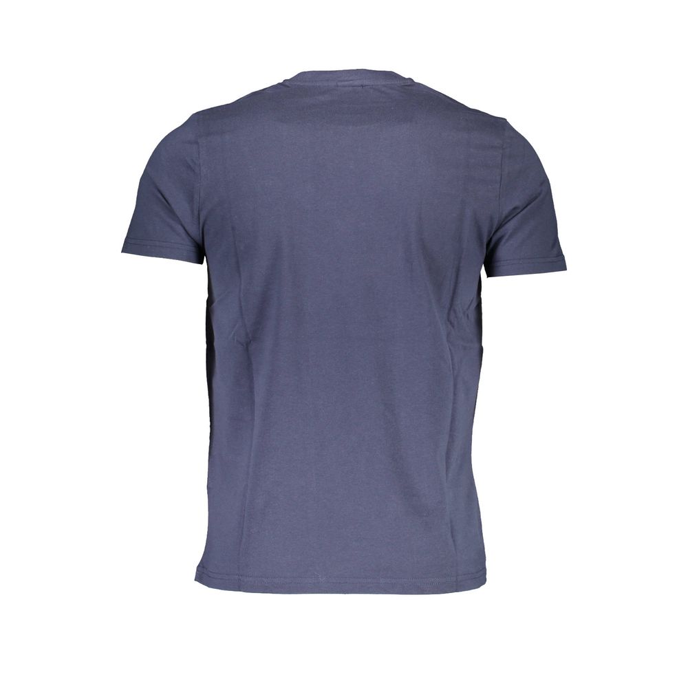 Blue Cotton Men T-Shirt - SEHABRANDS