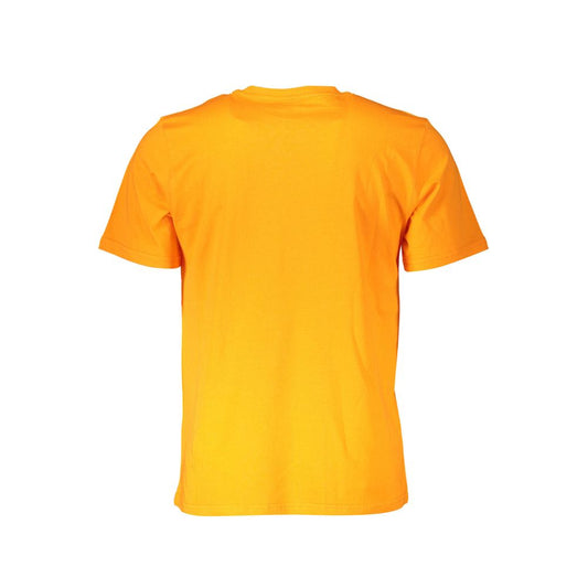 Orange Cotton Men T-Shirt - SEHABRANDS