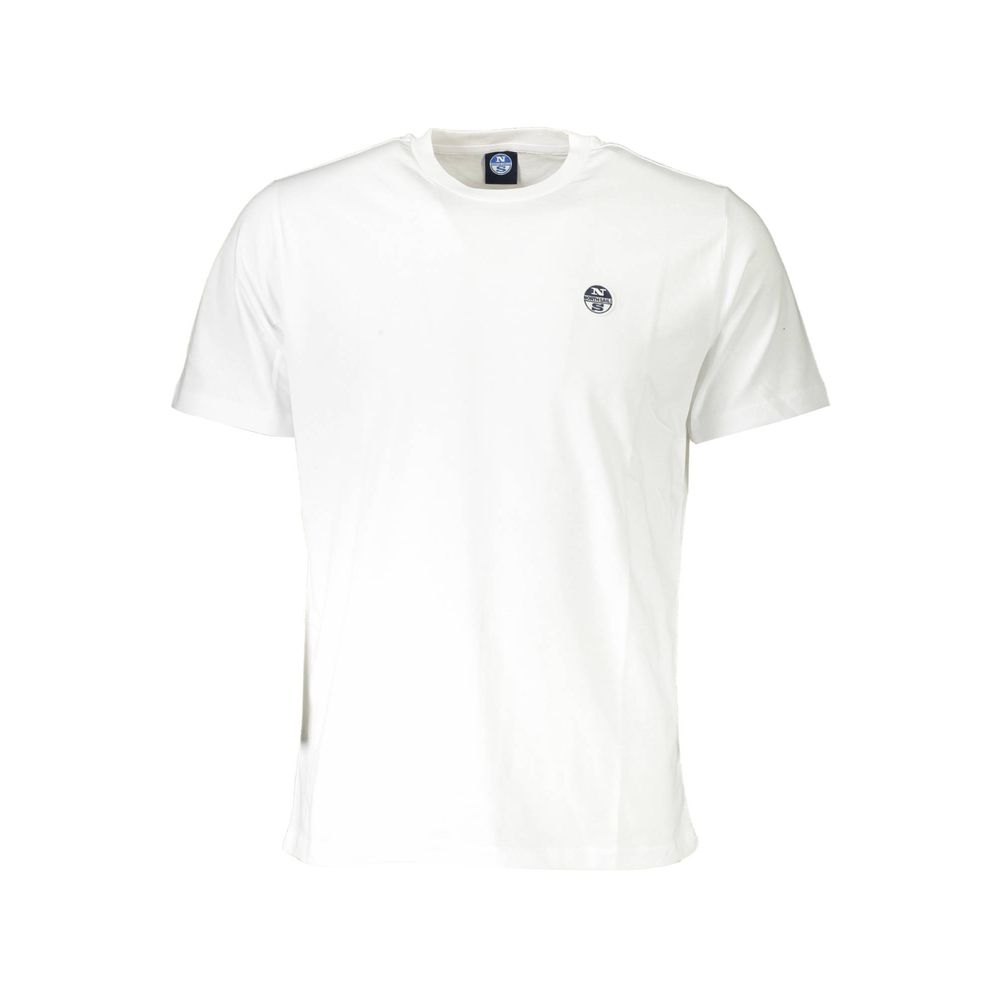 White Cotton Men T-Shirt - SEHABRANDS