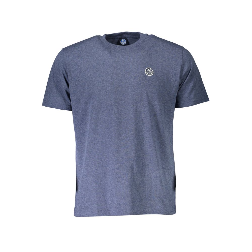 Blue Cotton Men T-Shirt - SEHABRANDS