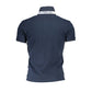 Blue Cotton Men Polo Shirt - SEHABRANDS