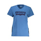 Blue Cotton Women T-Shirt - SEHABRANDS