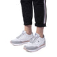 White Polyester Women Sneaker - SEHABRANDS