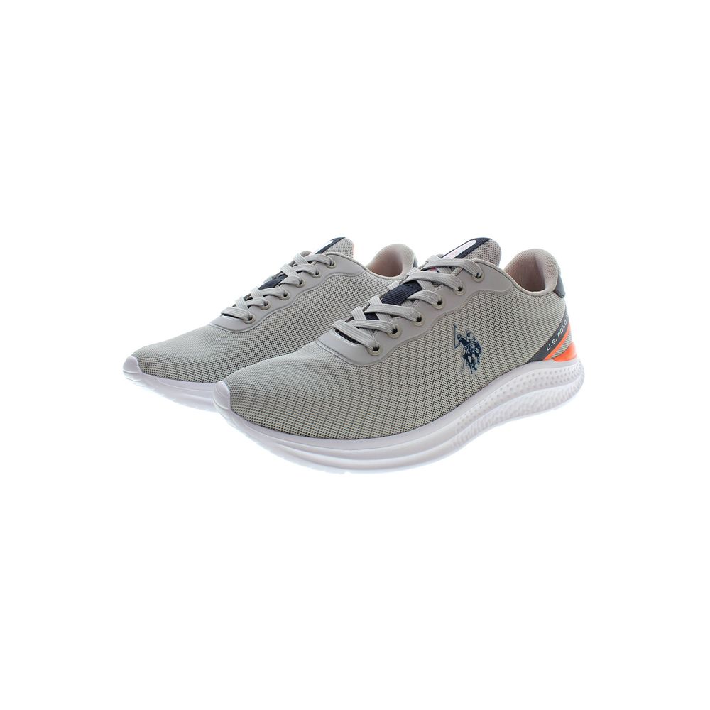 Gray Polyester Men Sneaker - SEHABRANDS