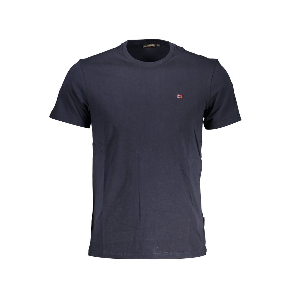 Blue Cotton Men T-Shirt - SEHABRANDS