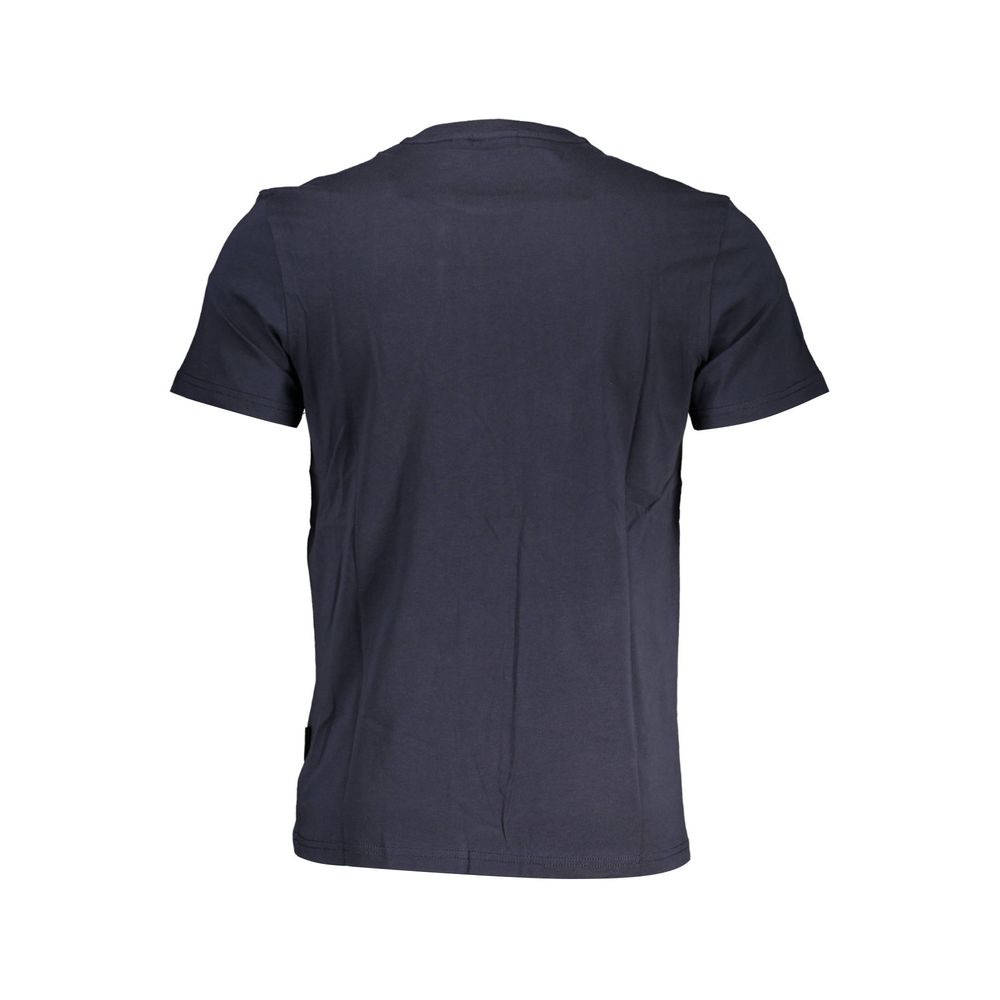 Blue Cotton Men T-Shirt - SEHABRANDS