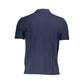 Blue Cotton Mens Polo Shirt - SEHABRANDS