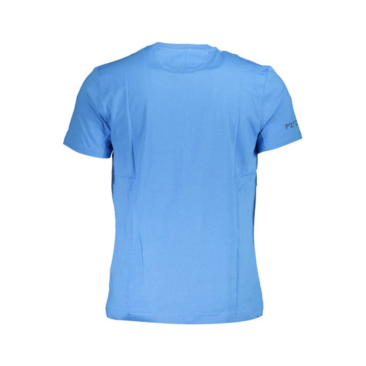 Blue Cotton Men T-Shirt - SEHABRANDS