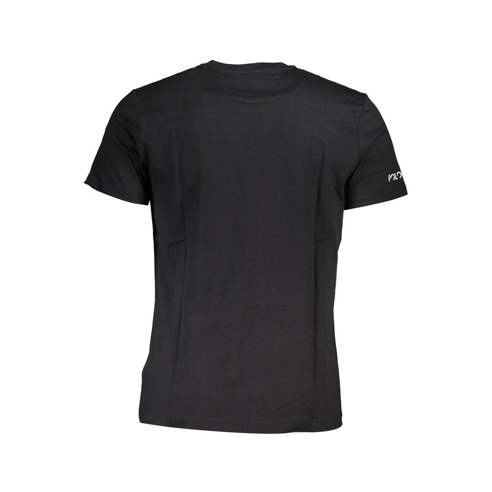 Black Cotton Men T-Shirt - SEHABRANDS