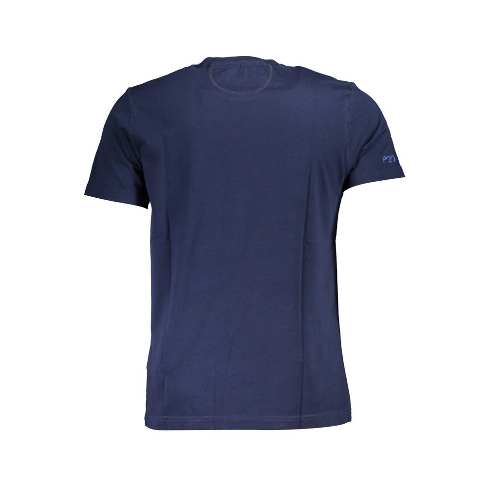 Blue Cotton Men T-Shirt - SEHABRANDS