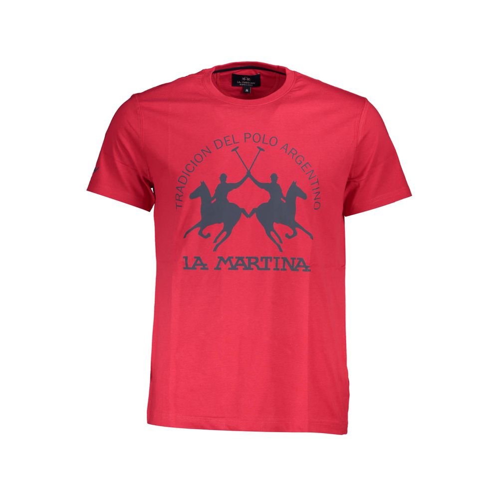 Red Cotton Men T-Shirt - SEHABRANDS