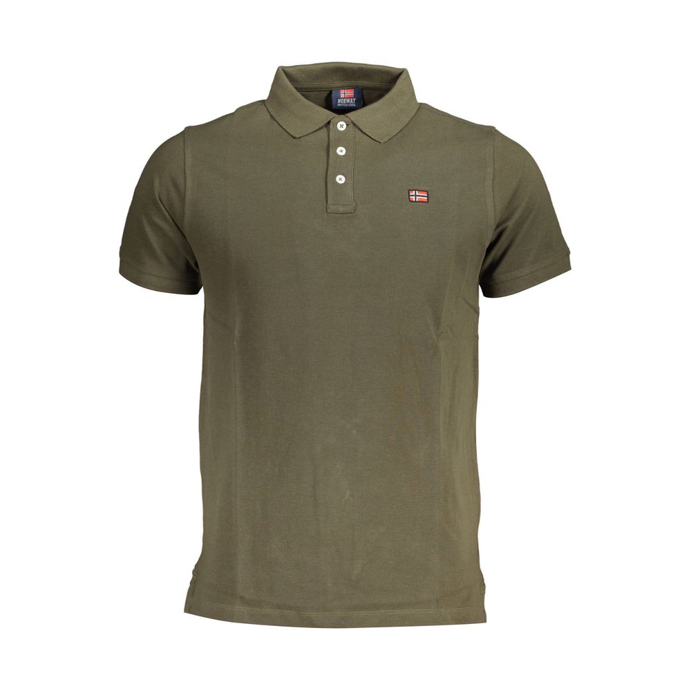 Green Cotton Polo Shirt - SEHABRANDS