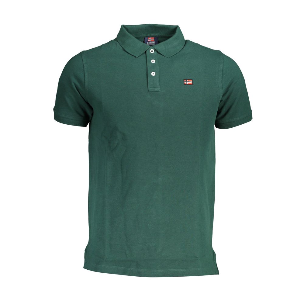 Green Cotton Polo Shirt - SEHABRANDS