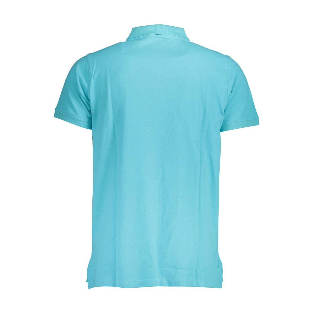 Light Blue Cotton Polo Shirt - SEHABRANDS