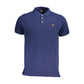 Blue Cotton Polo Shirt - SEHABRANDS